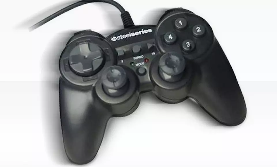 SteelSeries 3GC Dual-Vibration PC-Gaming Controller (69001) (Refurbished). Free Returns. - Primary Image