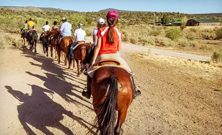 Horseback Trail Rides with Cookouts, or Two-Hour Trail Rides at M Diamond Ranch (Up to 43% Off). Six Options Available. - Second Medium