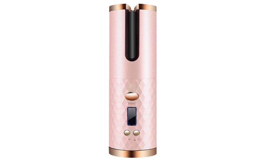 Image 9: Wireless Auto-Rotating Ceramic Hair Curler