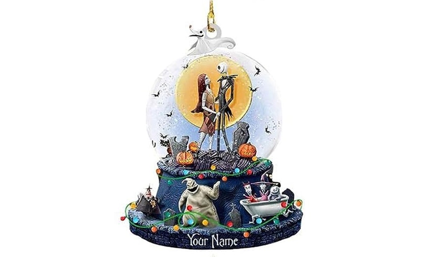 Image 6: Nightmare Before Christmas Inspired Christmas Tree Hanging Ornaments