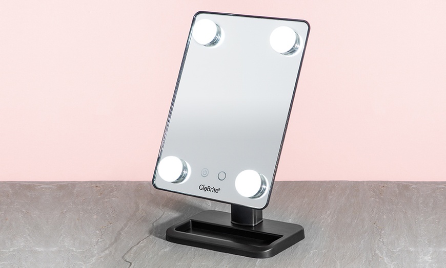 Image 3: Globrite LED Portable Mirror 