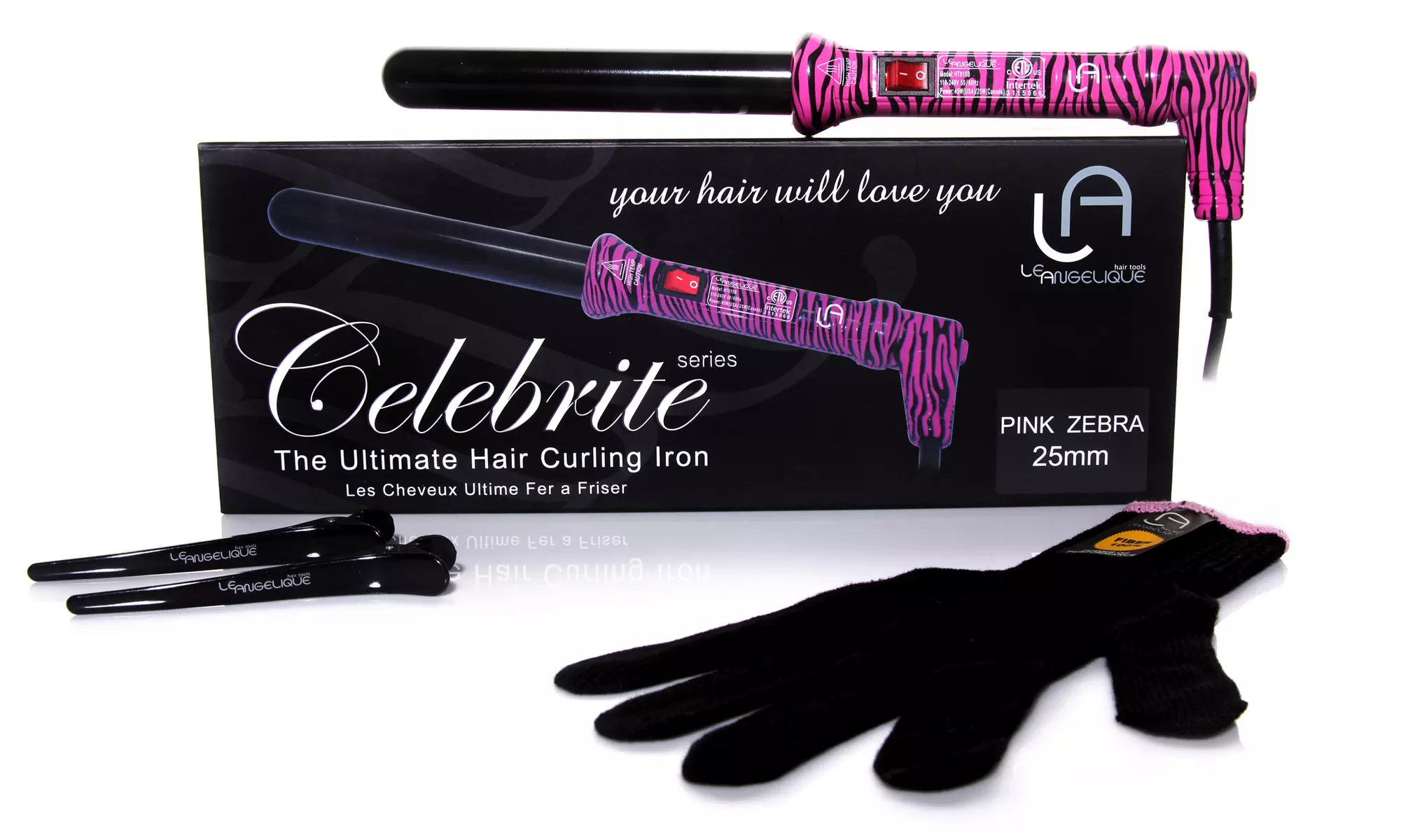 Le Angelique 0.75" or 1" Ultimate Curling Wand - Second Medium