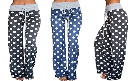 1 ou 2 pantalons d'intérieur casual à pois