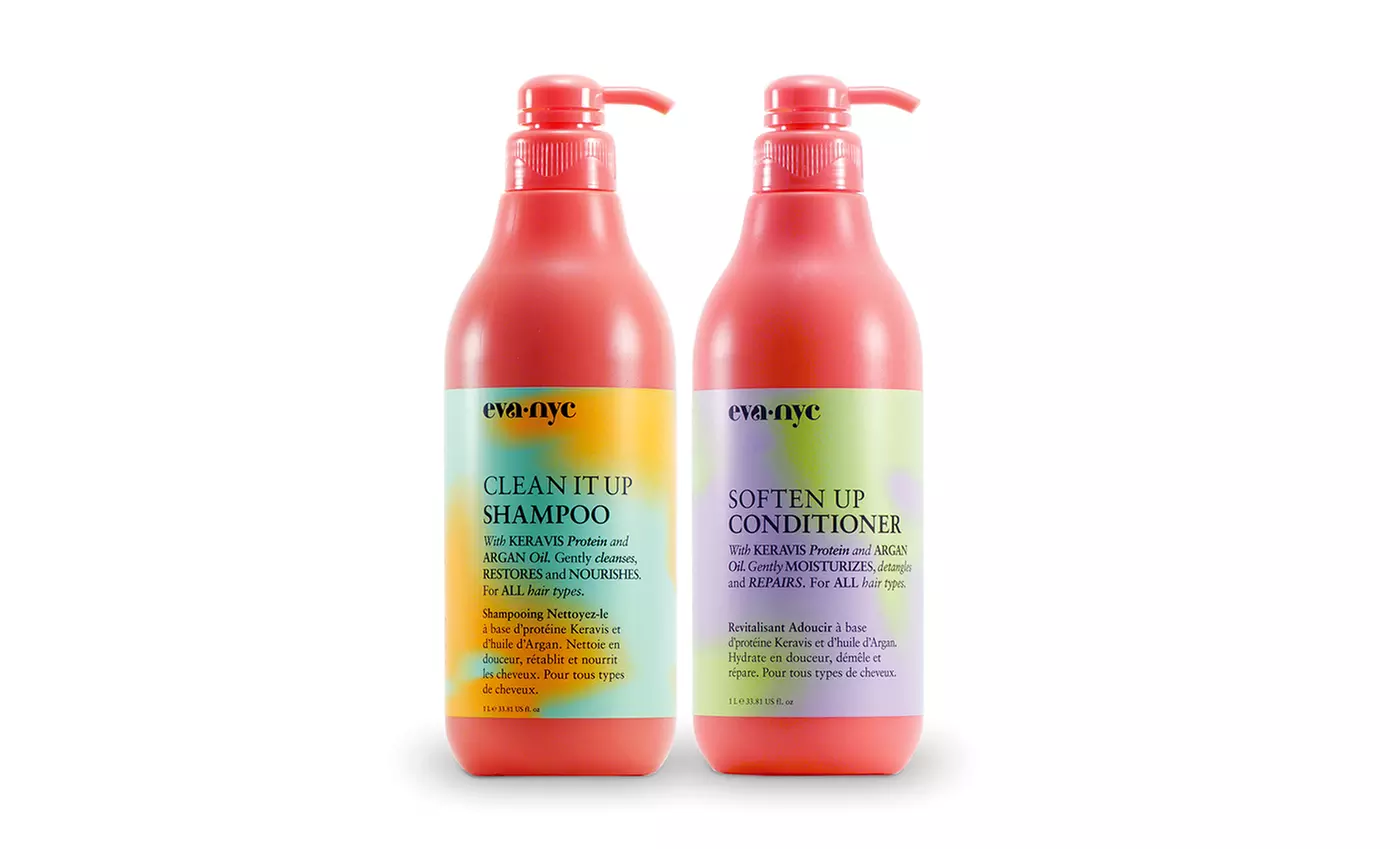 Eva NYC Clean it Up Shampoo and Soften Up Conditioner Bundle - Primary Image
