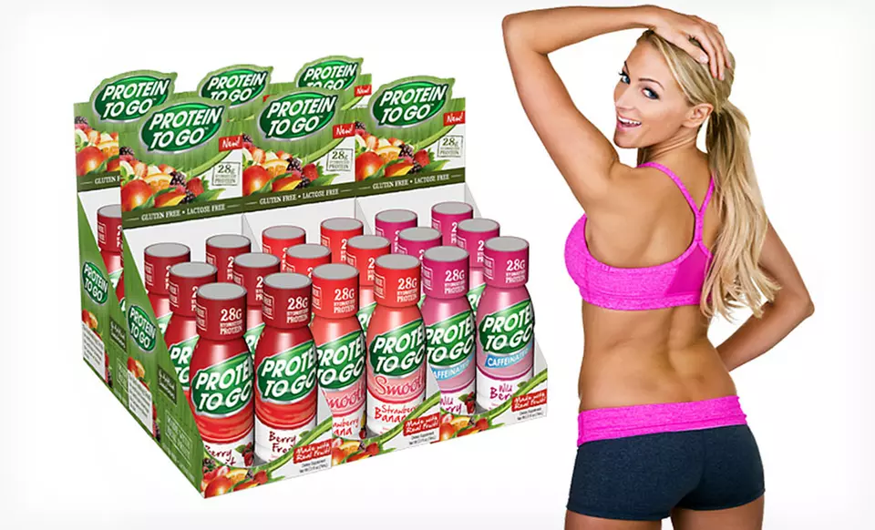 $35.99 for a 24-Pack of Protein To Go Smoothies ($72 List Price). Three Flavors Available. Free Shipping. - Primary Image
