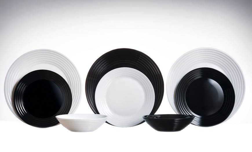 Image 1: Luminarc Harena 18- or 19-Piece Dinnerware Collection