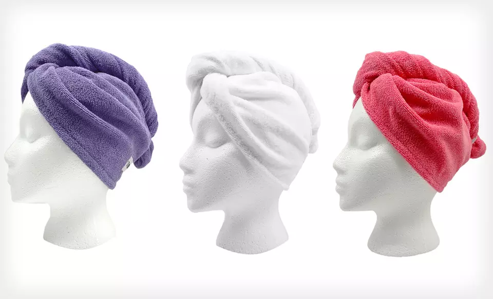 $8.99 for a Three-Pack of Turbie Twist Hair Towels ($18 List Price). Free Returns. - Second Medium