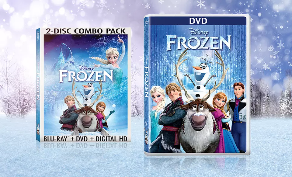 Disney's Frozen on DVD or Blu-ray from $14.99–$18.99 - Primary Image