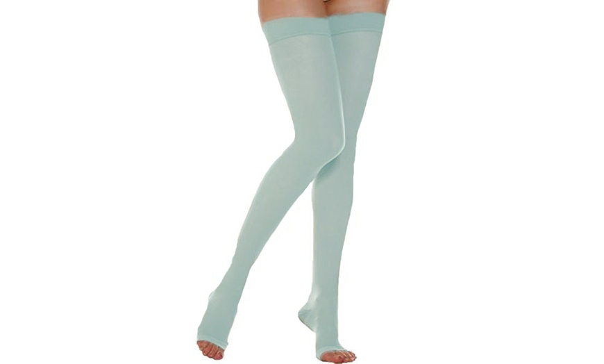 Image 4: Unisex Open Toe Compression Socks