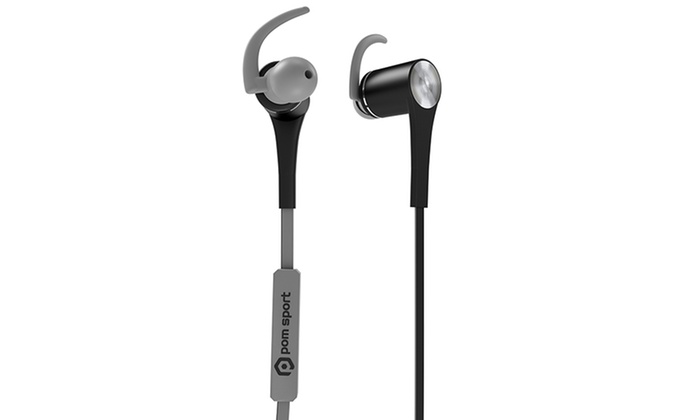 POM Sport Bluetooth Earbuds | Groupon Goods