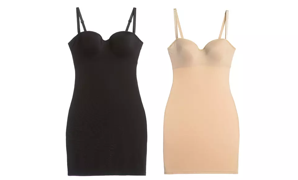 Heavenly Shapewear Molded-Cup Control Slip - Primary Image
