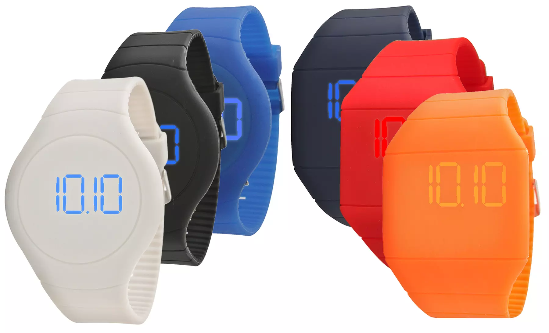Slim Touchscreen LED Watch for Men and Women. Multiple Colors Available. Free Returns. - Primary Image