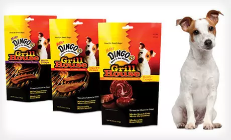 $8 for a Dingo Grill House Dog-Treats Bundle with Bac’n, Chick’n, and Beefy Crisps ($28.47 List Price) - Primary Image