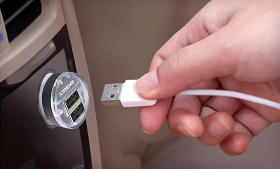 $11.99 for an Xtreme Dual-Port Car Plug with Micro USB and 30-Pin Apple-Device Cables ($19.99 List Price). Free Returns. - Primary Image