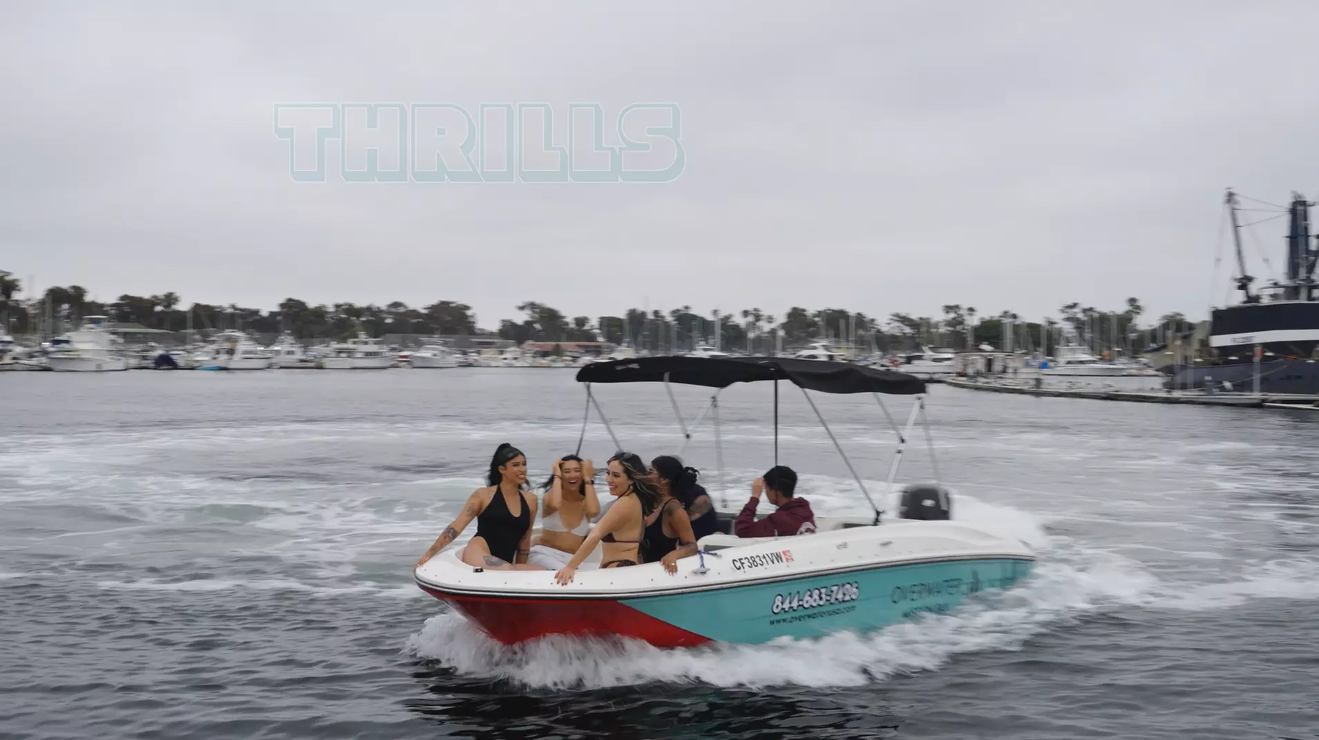 Deluxe Party Speed Boat Rentals with OverWater on Mission Bay