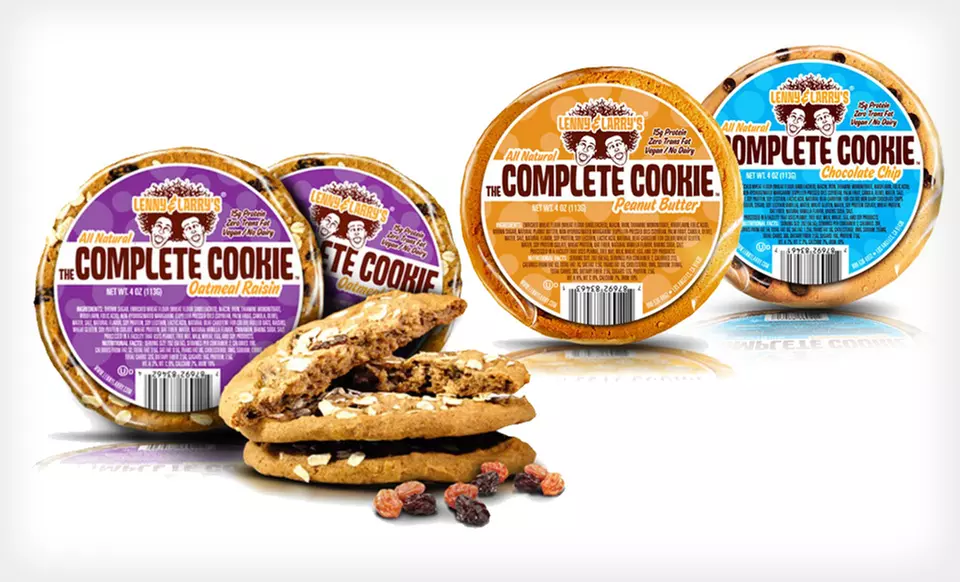 $14.99 for a 12-Pack of Lenny & Larry’s The Complete Cookie ($21.79 List Price). 6 Flavors Available. - Primary Image
