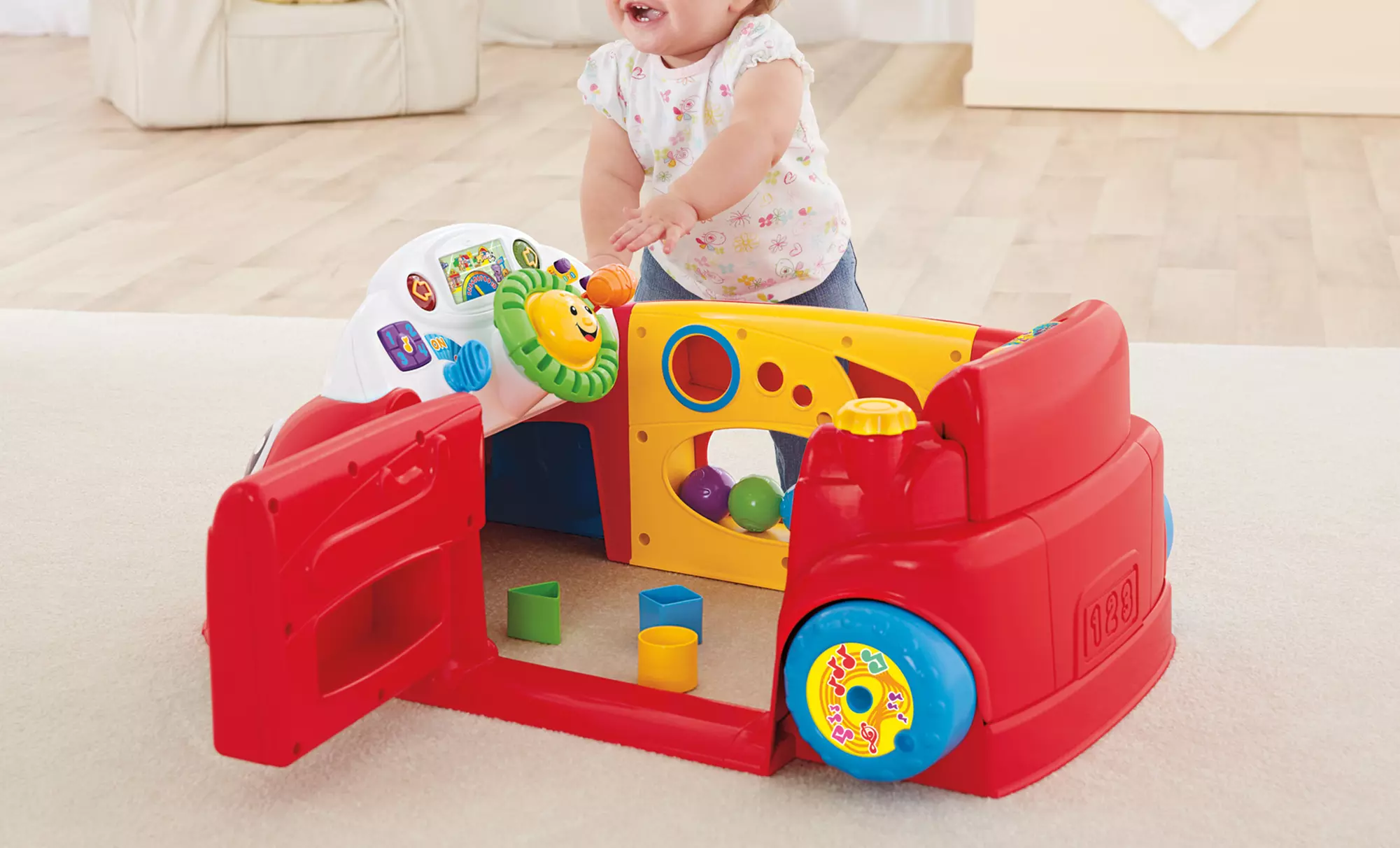 Fisher-Price Laugh & Learn Smart Stages Crawl Around Car - Second Medium