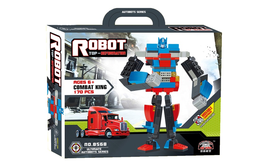 Image 12: Robots Building Blocks Set