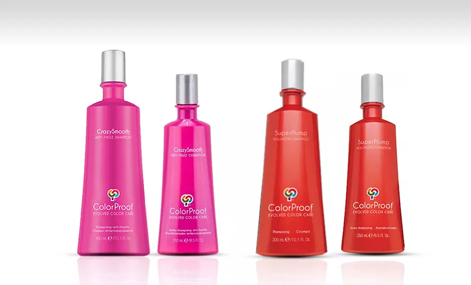 ColorProof Evolved Color Care SuperPlump Volumizing or CrazySmooth Anti-Frizz Shampoo and Conditioner from $44.99–$49.99 - Primary Image