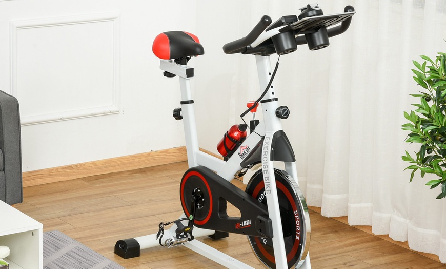 Image 6: HomCom Exercise Bike