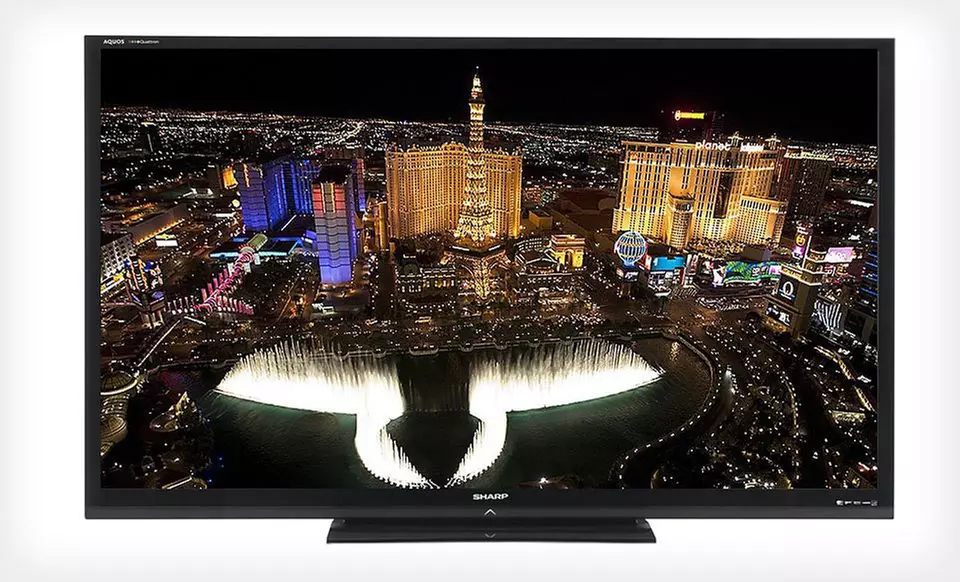 70- or 80-Inch Class Sharp Quattron 240 Hz, Smart, 3D LED TV (Up to 27% Off). Free Shipping or Free Returns. - Second Medium