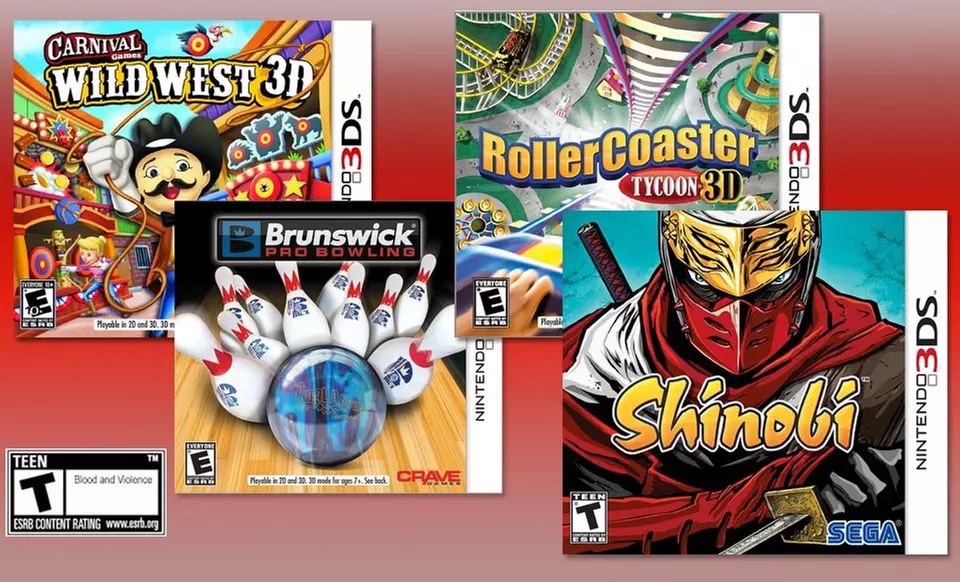 Nintendo 3DS 4-Game Bundle. Free Shipping and Returns. - Primary Image