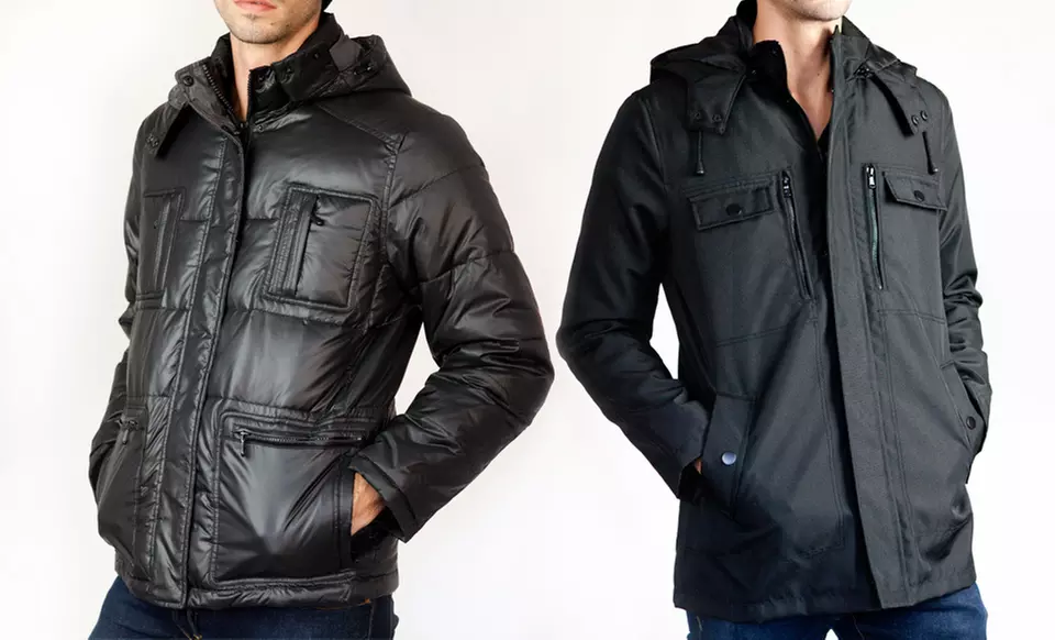 Kenneth Cole Reaction Men’s Anorak Jacket or Cire Down Coat in S–XXL (Up to 82% Off). Multiple Colors Available. Free Shipping. - Primary Image