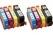 Pack de 4, 8 ou 12 cartouches d’encre équivalent HP-364 XL - Second Medium