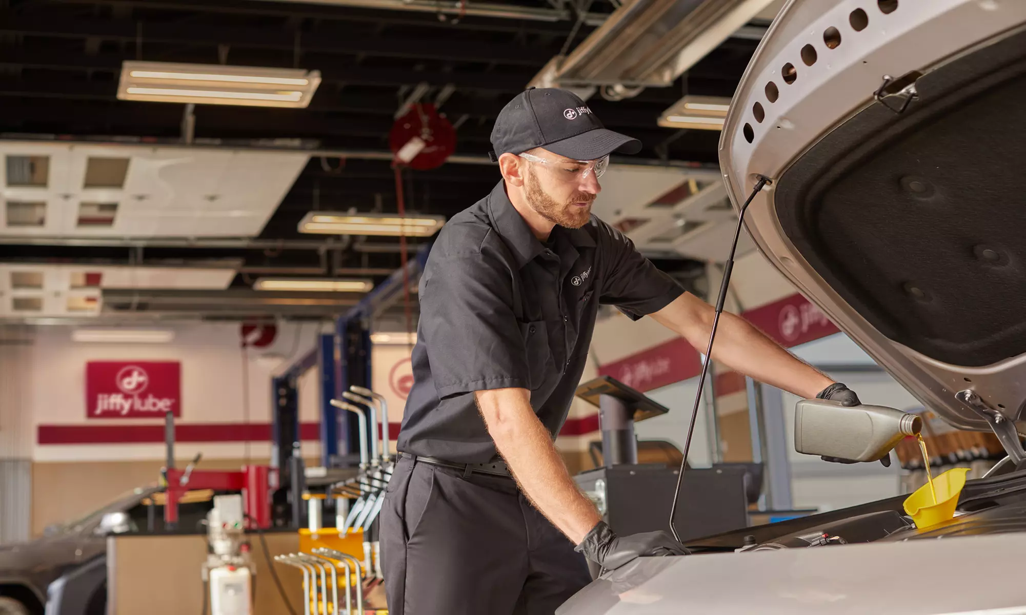 Conventional, Synthetic, or Full Synthetic Oil Change with Tire Rotation or Aquapel Glass Treatment at Jiffy Lube (Up to 50% Off)    - Primary Image