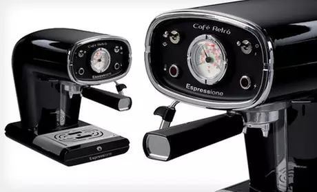 $169 for an Espressione Café Retró Espresso Machine ($400 List Price). Free Shipping and Free Returns. - Primary Image