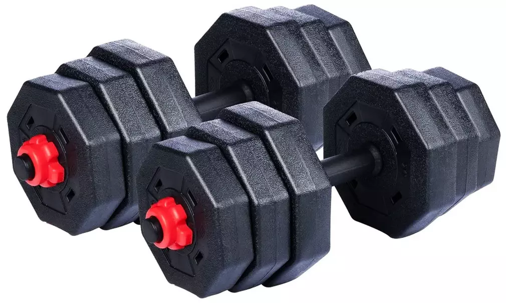 Set manubri convertibili in bilancere Umbro