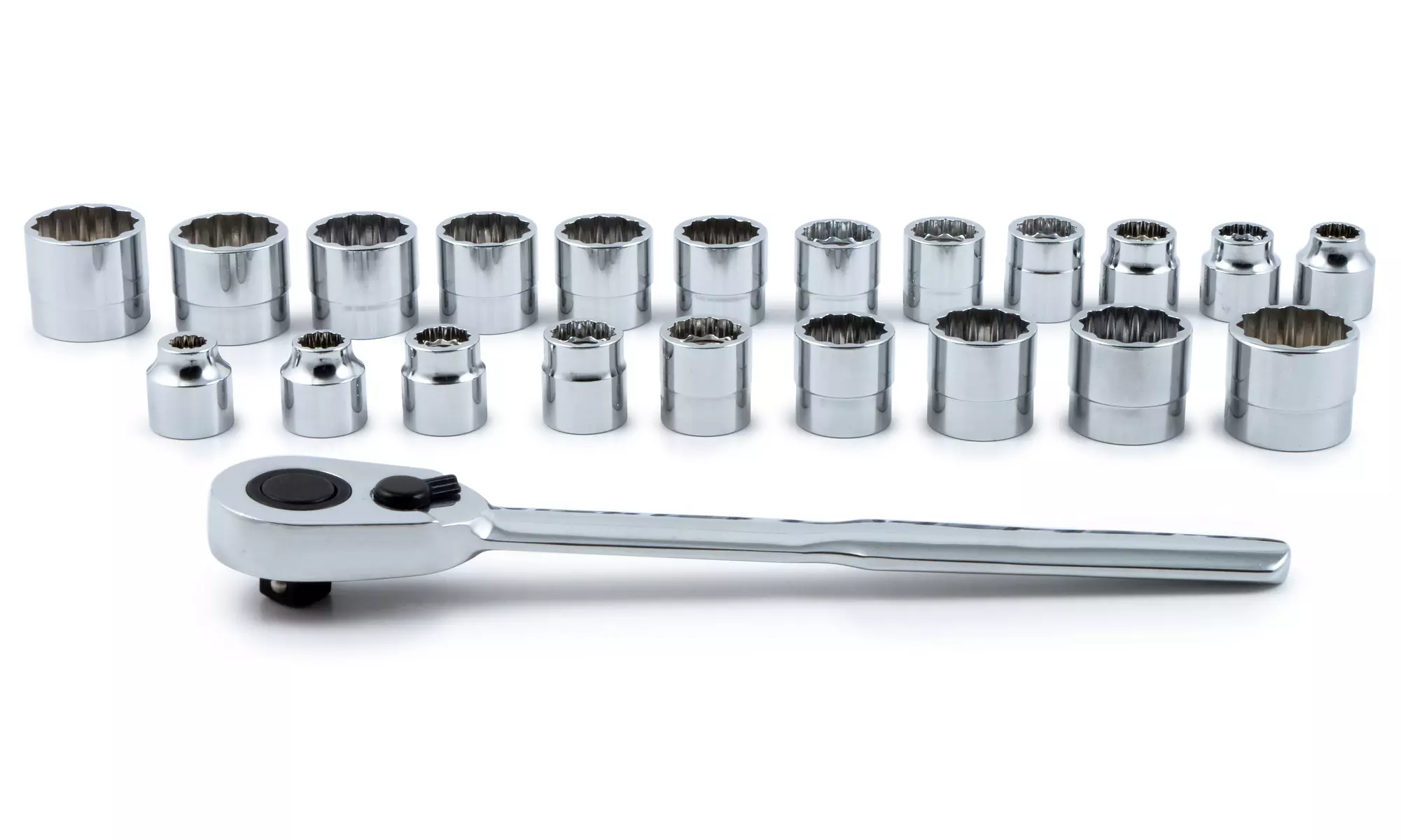 22-Piece 3/8" Drive Low Profile Socket Set - Primary Image