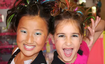 Glittery Glam Express Package with Updo, Makeup, and Polish or a Haircut and Mini Mani at Sweet & Sassy (Up to 57% Off) - Primary Image