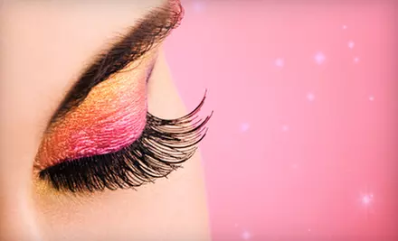 Full Set of Eyelash Extensions With Option for Touchup Service at Sani Spa & Nails (Up to 67% Off) - Primary Image