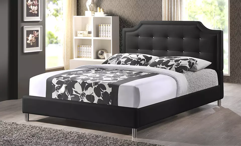 Modern Upholstered Tufted Platform Beds. Multiple Styles Available from $319.99–$399.99. - Second Medium