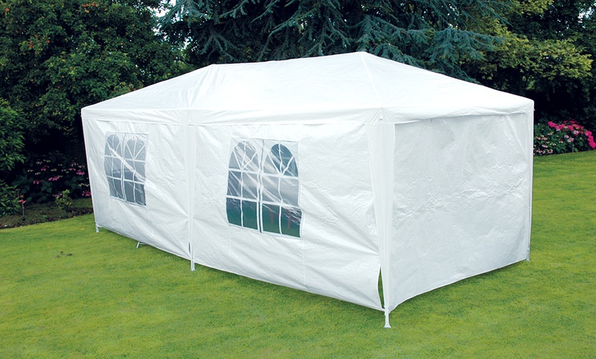 Image 2: White 3m x 6m Party Tent 