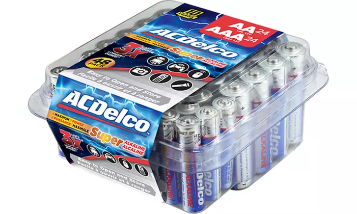 ACDelco Alkaline AA and AAA Batteries (48-Pack) - Primary Image