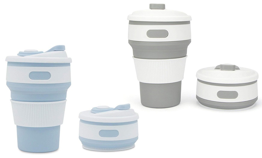 Image 12: Collapsible Silicone Coffee Cup