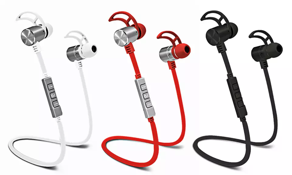 POM Gear Pro2Go Wireless Bluetooth 4.1 NFC Noise-Canceling Earbuds  - Primary Image