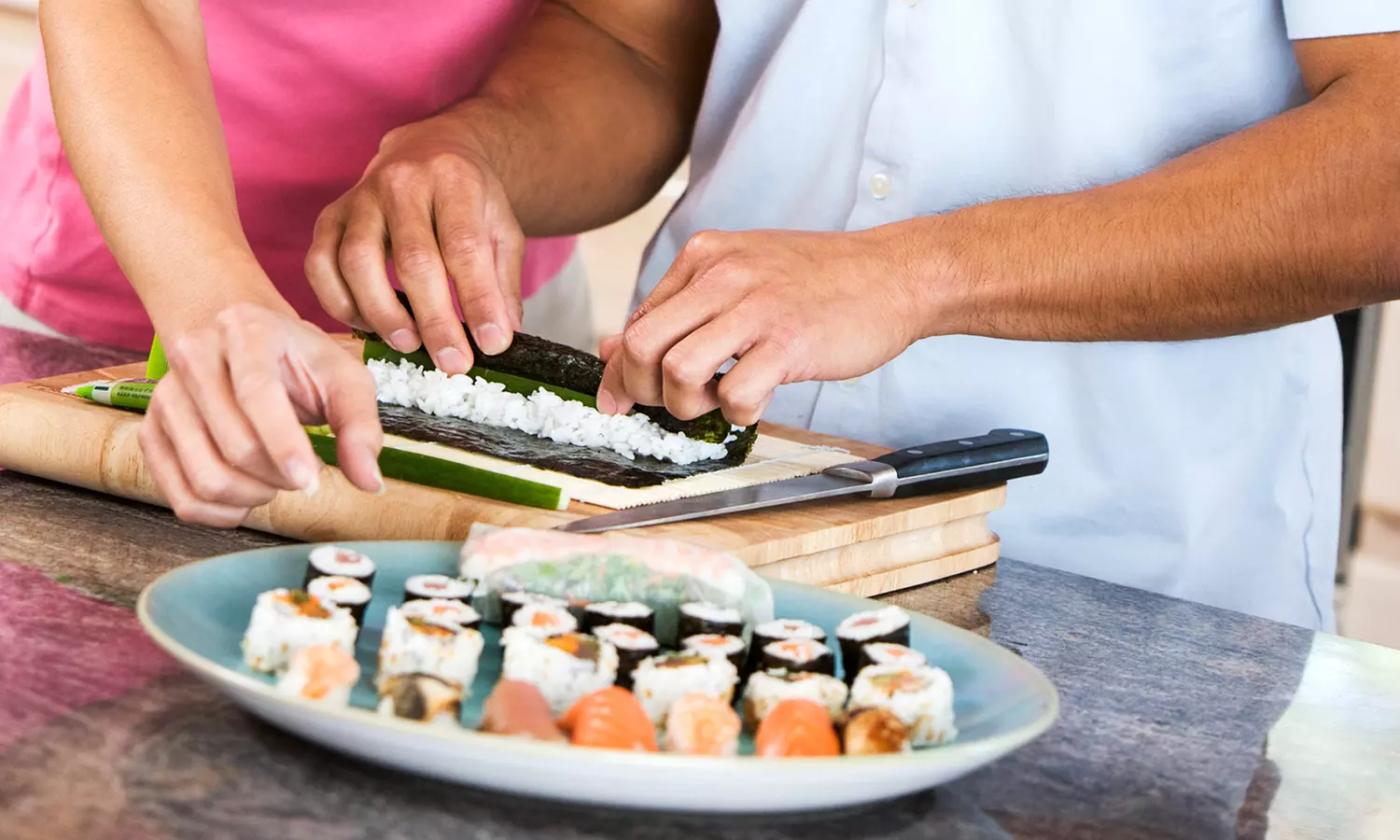 Two-Hour Sushi-Making Class for One, Two, or Four at Chef Russell Culinary Class Room (Up to 75% Off) - Primary Image