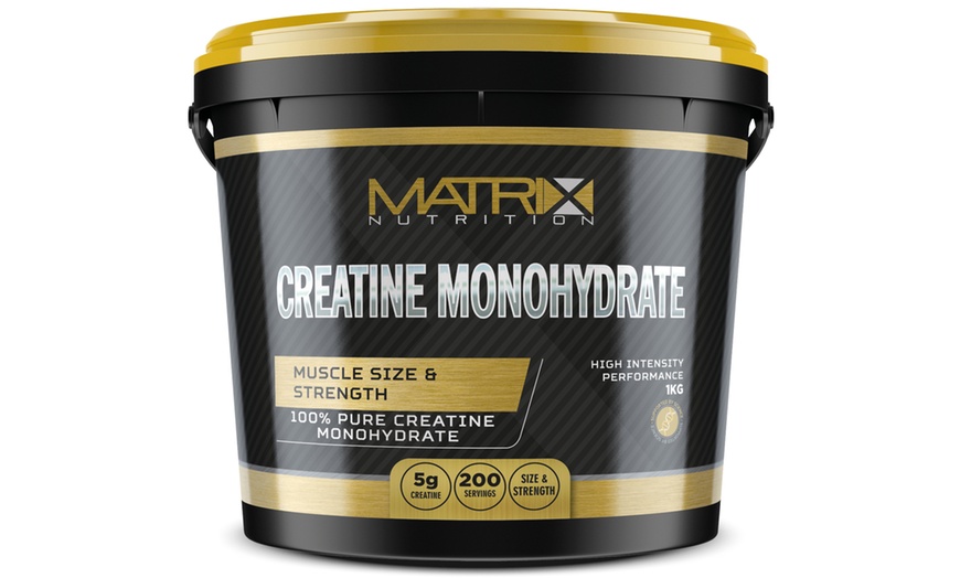 Image 1: Matrix Creatine Monohydrate Powder