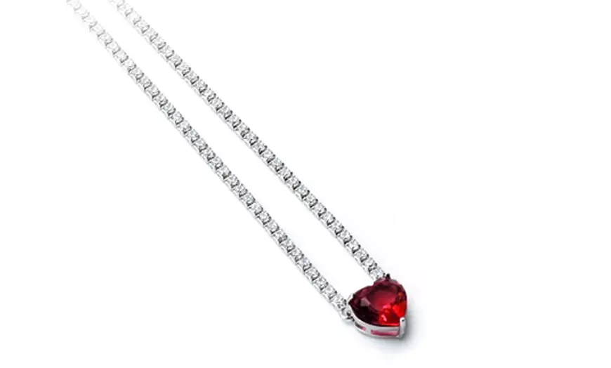 Image 5: Ketting 'Tennis heart'