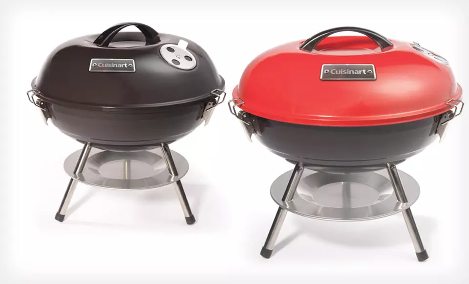 $22.99 for a Cuisinart 14" Charcoal Grill in Red or Black ($39.99 List Price). Free Shipping and Returns. - Second Medium