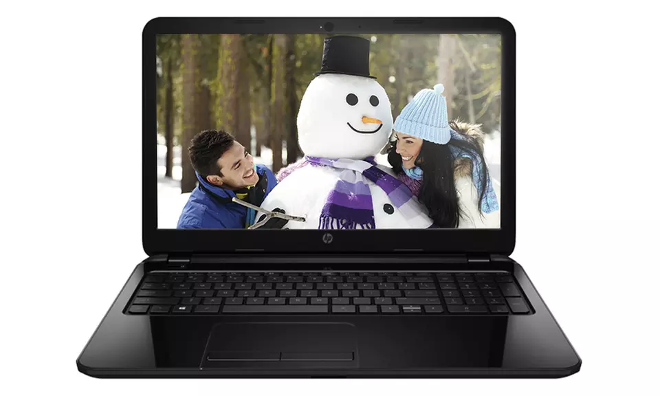 HP 15.6" Notebook with Intel Quad-Core Processor, 4GB RAM, and 500GB Hard Drive (Manufacturer Refurbished) - Primary Image