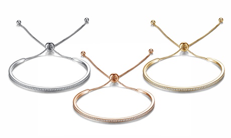 Bracelet d’amitié ajustable orné de cristaux Swarovski®