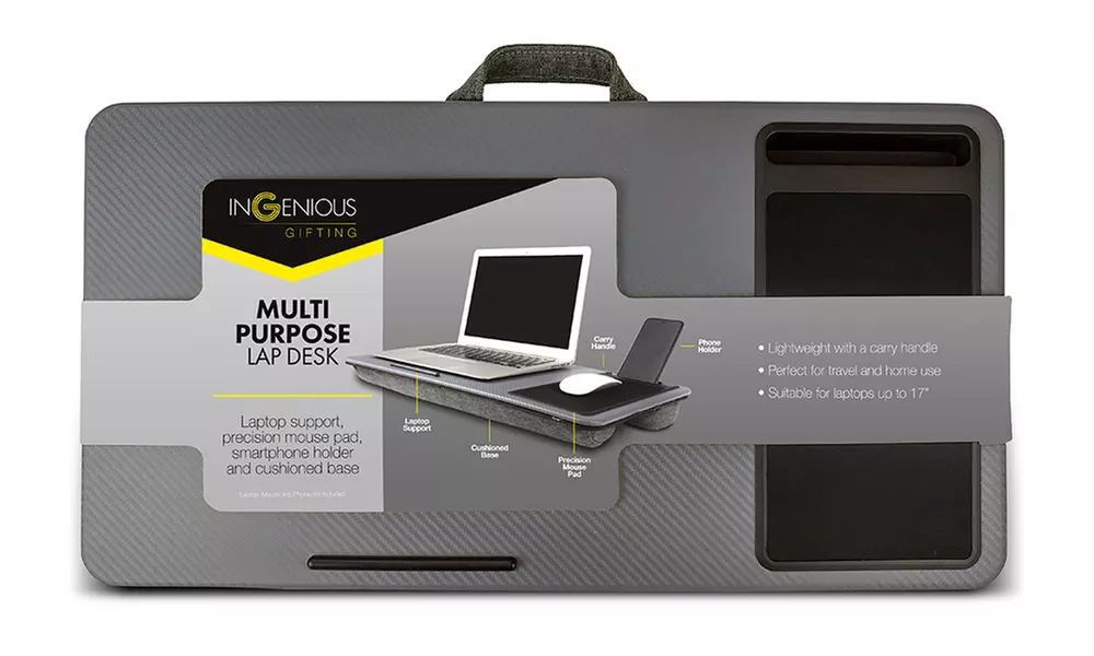 Lap Desk with a Built-in Mousepad and Phone Slot - Second Medium