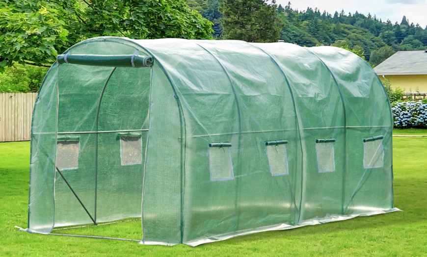 Image 1: Polytunnel Greenhouse