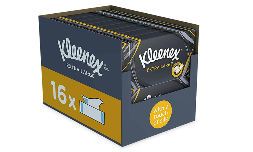 Image 2: 16 or 32 Boxes of Kleenex Extra Large Facial Tissues