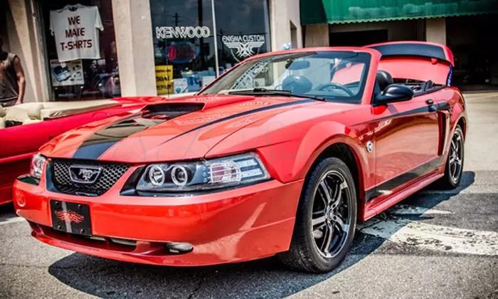 Four Tires, Four Wheels, or a Kenwood Radio at Enigma Custom (Up to 50% Off) - Primary Image