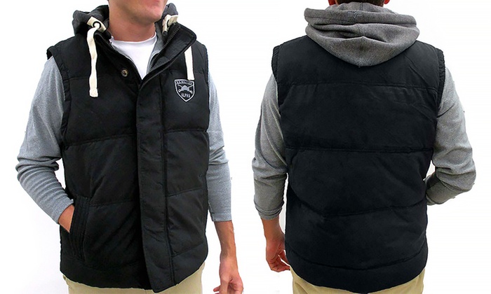 hoodie under vest